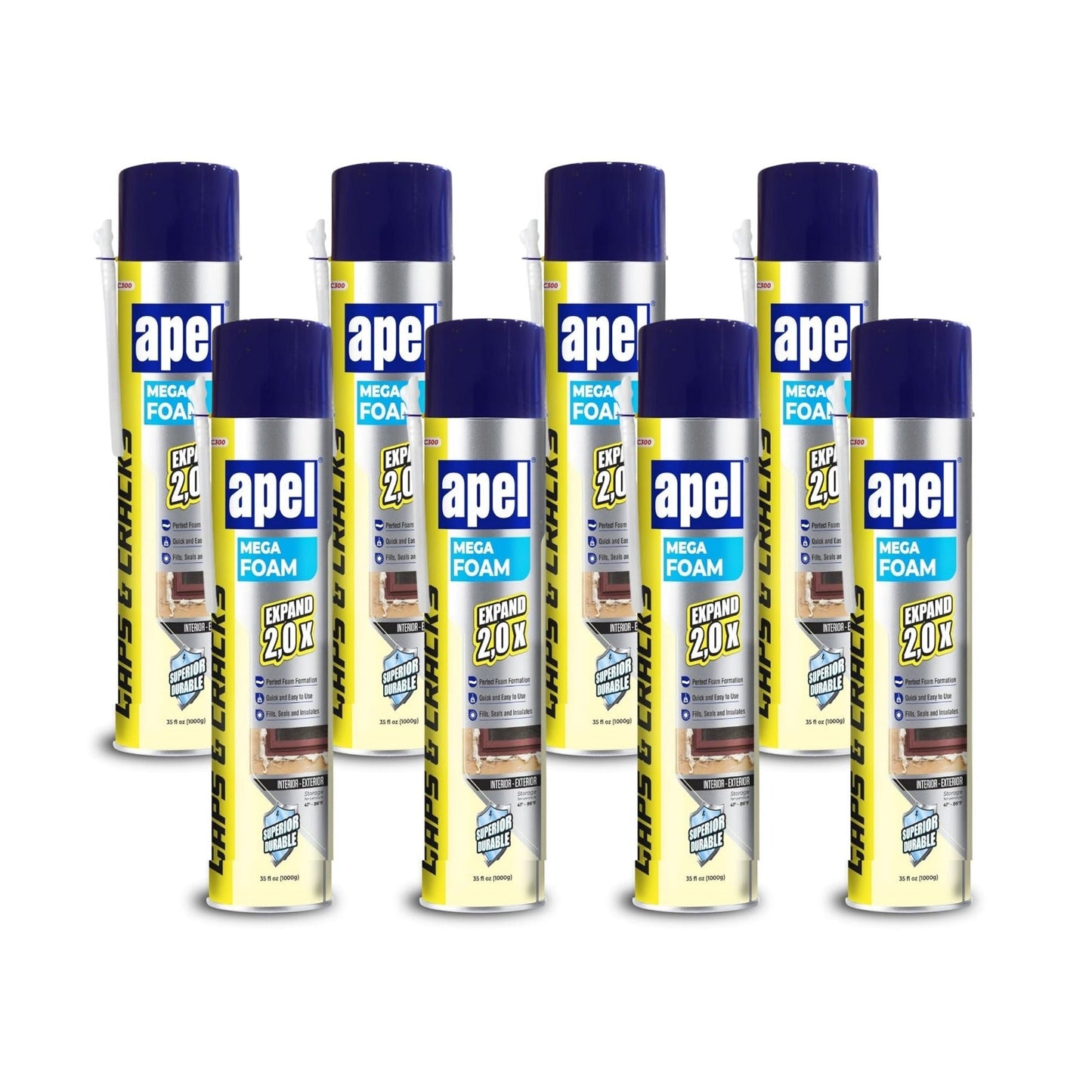 APEL GC300 Mega Expansion Polyurethane Spray Foam 35 fl oz