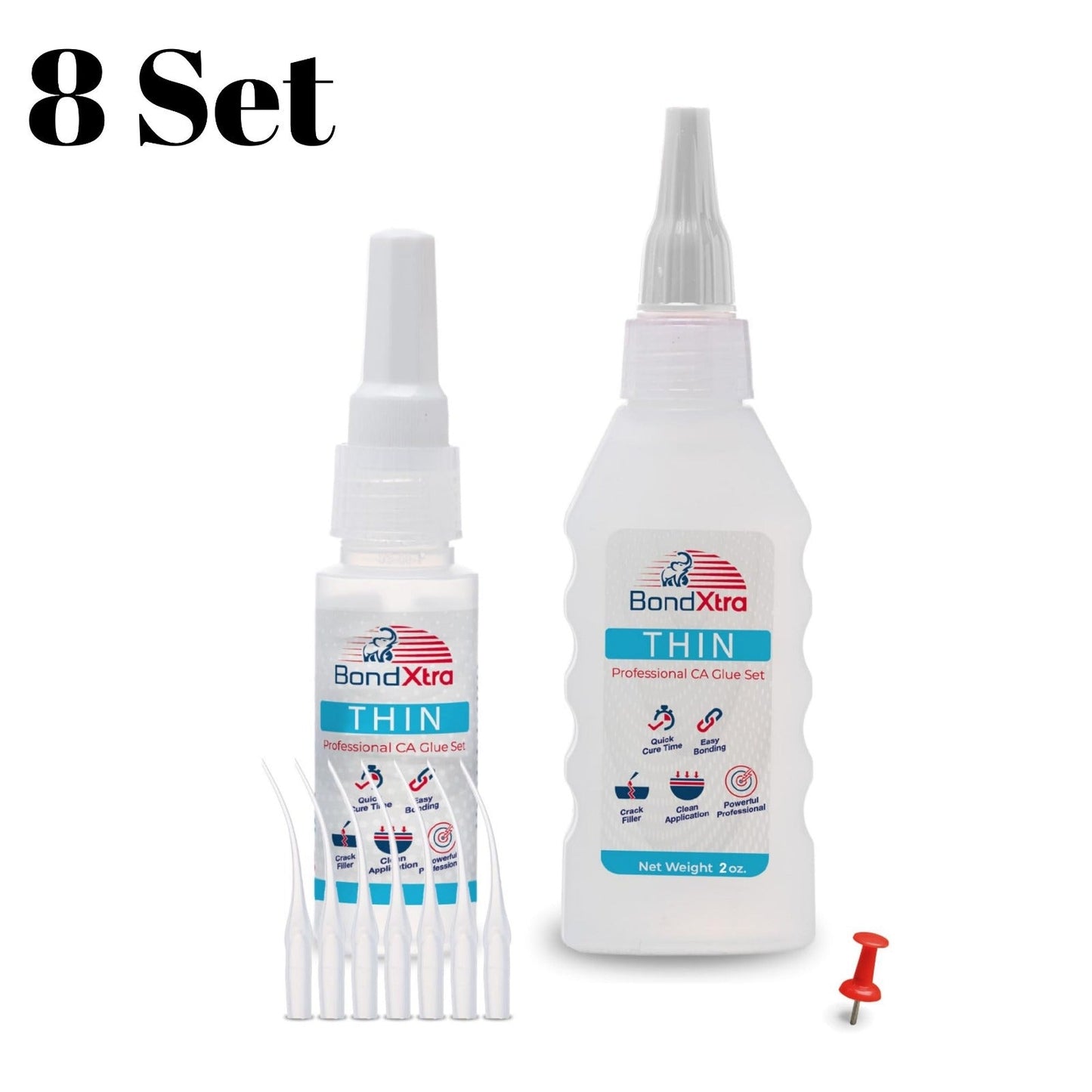 BONDXTRA BXT2 Thin Viscosity CA Glue Set 2 oz