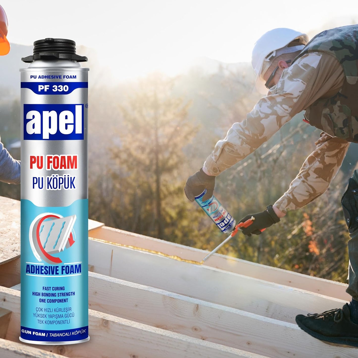 APEL PF330 Polyurethane Adhesive Foam 25.36 fl oz